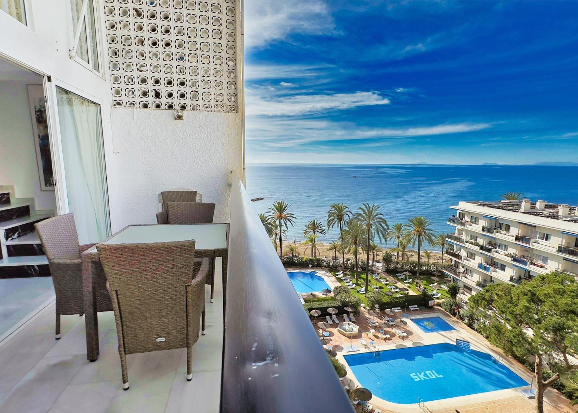 Skol 508 West Facing Duplex Apartment With Amazing Sea Views Marbella Buitenkant foto